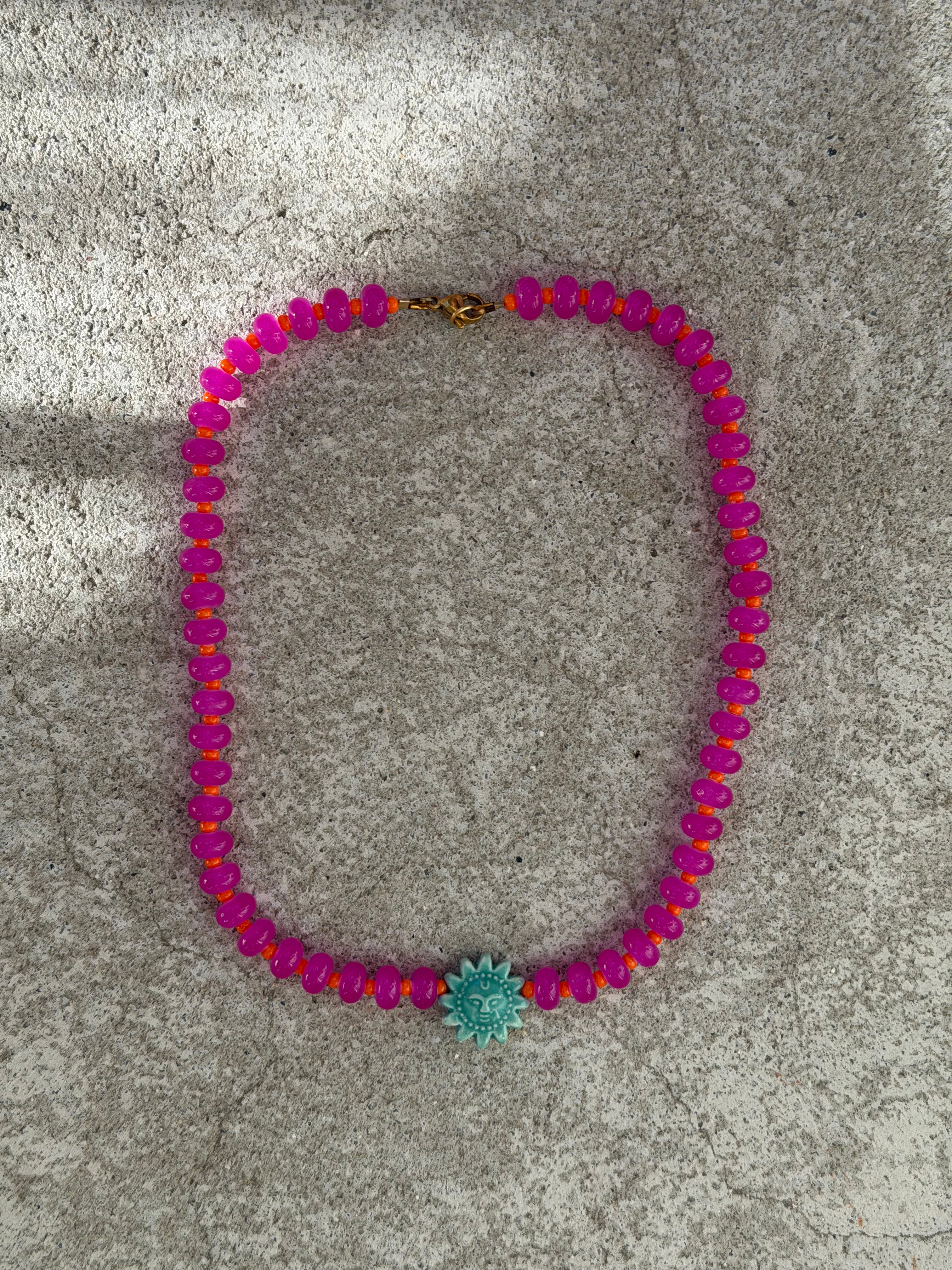Collier SUNNEA Fushia
