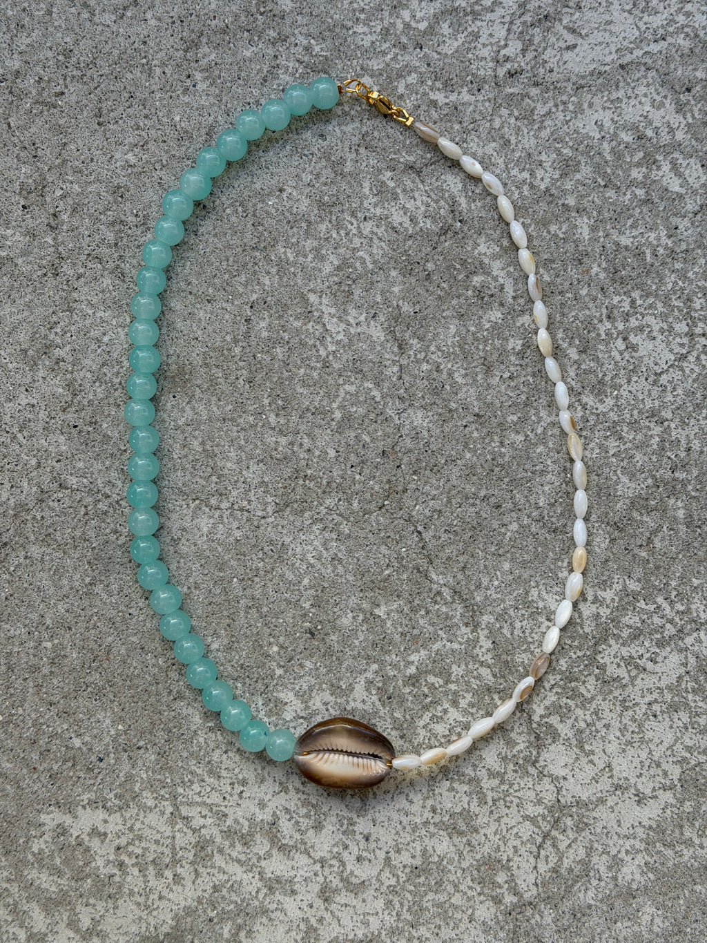 Collier Big Cauri Turquoise