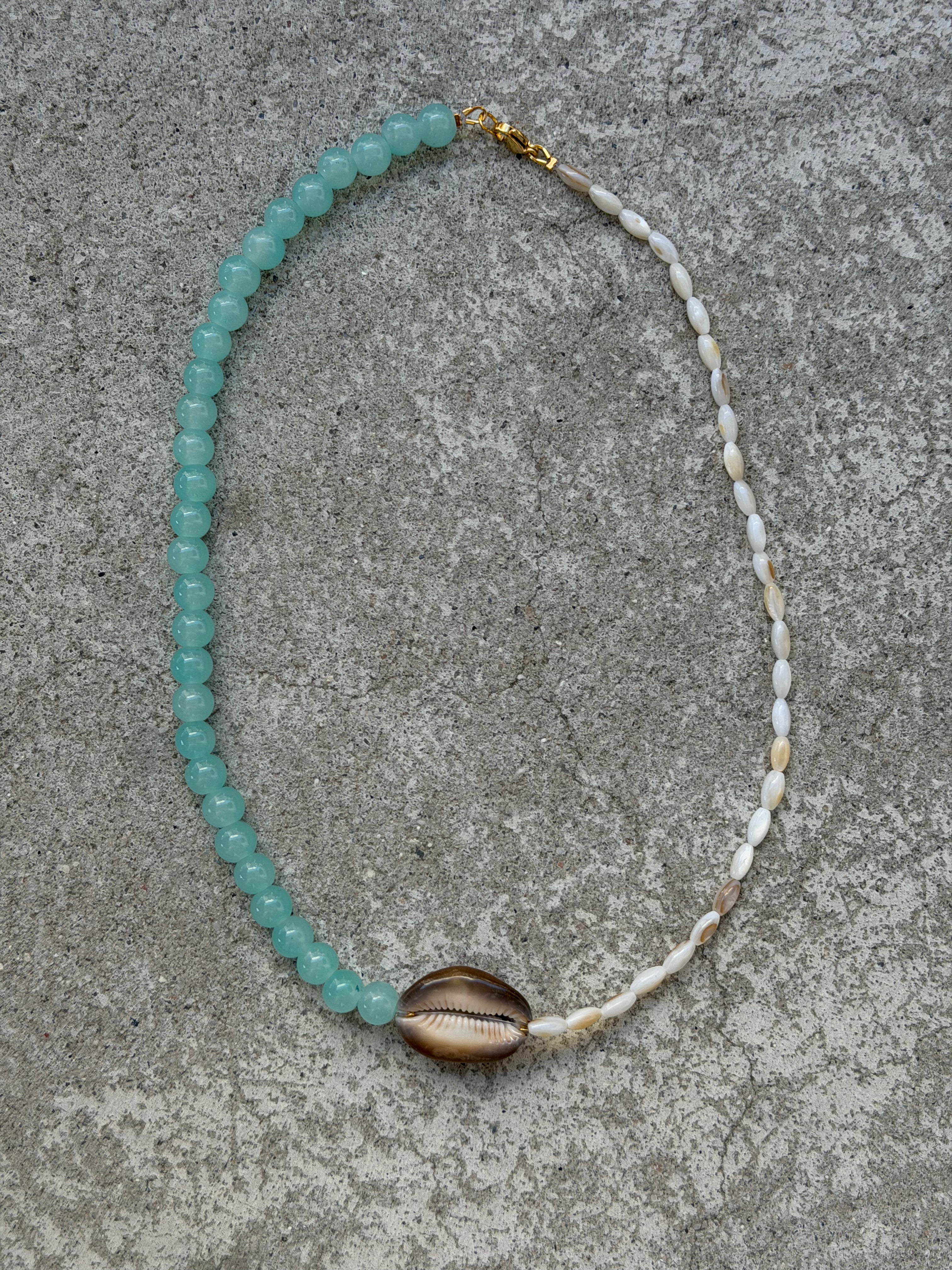 Collier Big Cauri Turquoise
